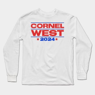 Cornel west for president 2024 Long Sleeve T-Shirt